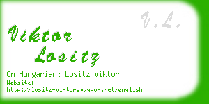 viktor lositz business card